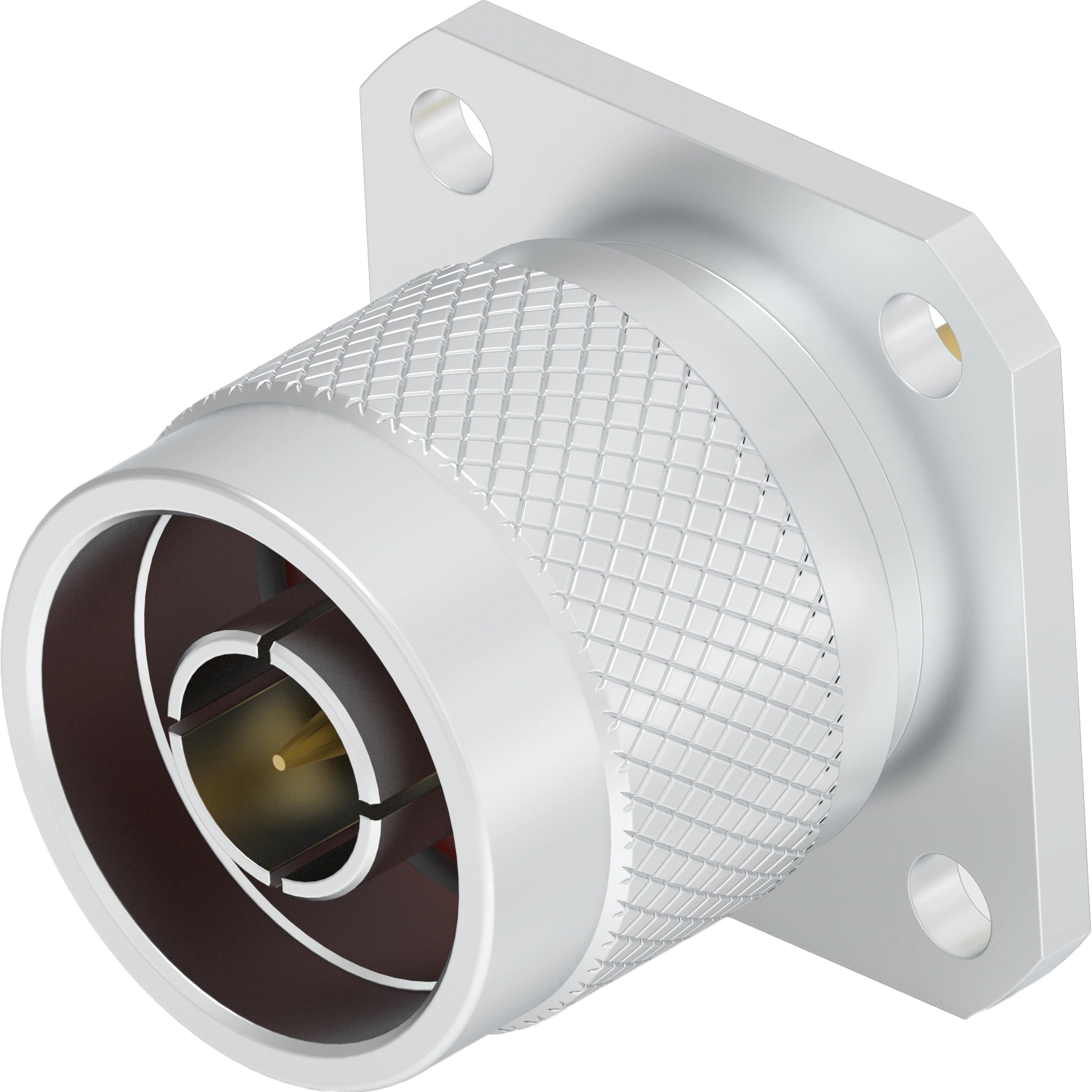 【2504640-1】N PLUG ST 4-HOLE FLANGE RECEPTAC