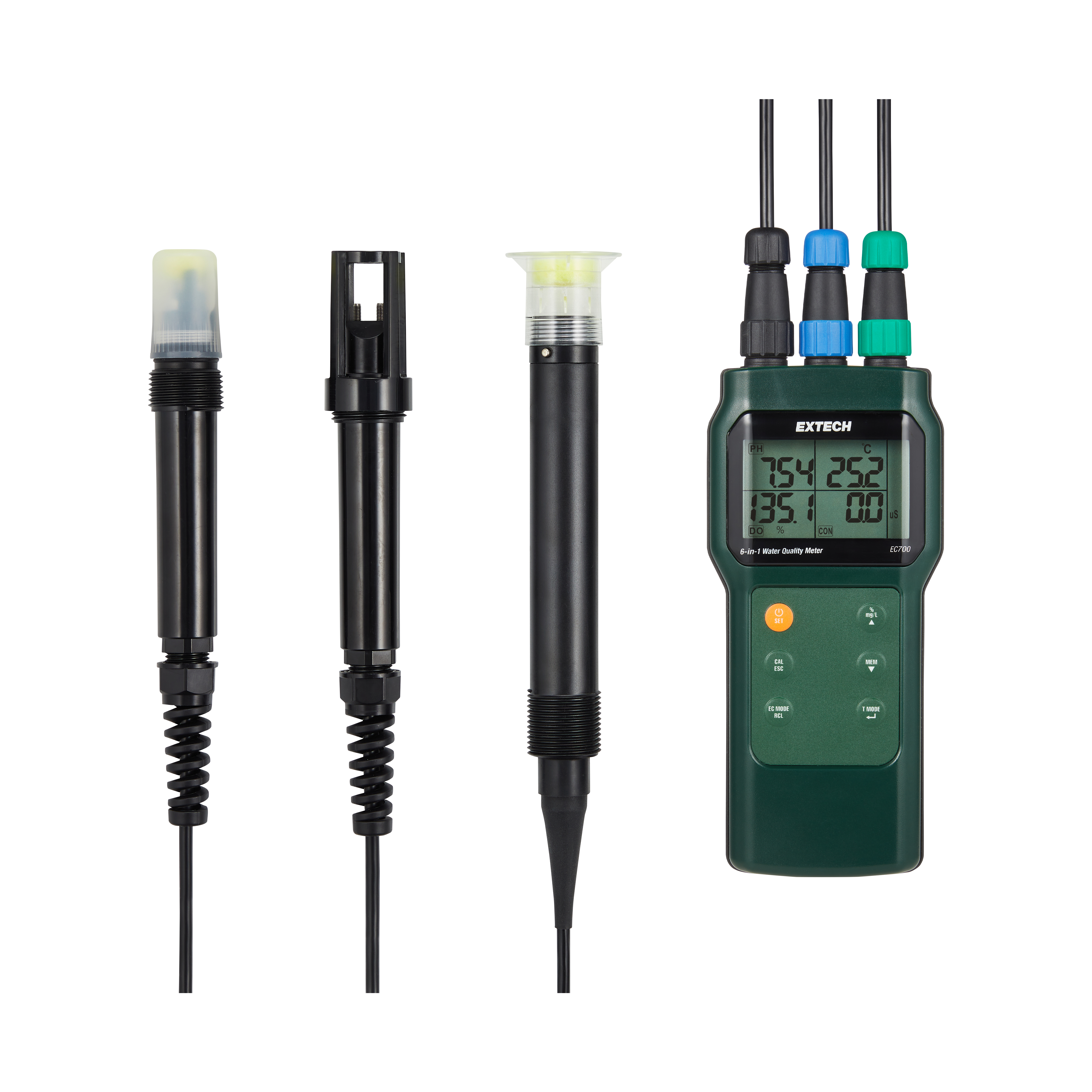 【EC700】6-IN-1 WATER QUALITY METER WITH
