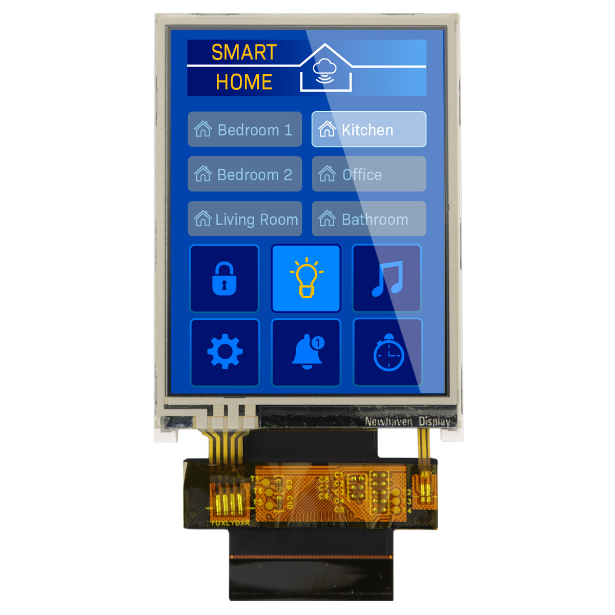 【NHD-2.4-240320DA-CTXN-T】2.4" TN TFT W/ RESISTIVE TOUCH