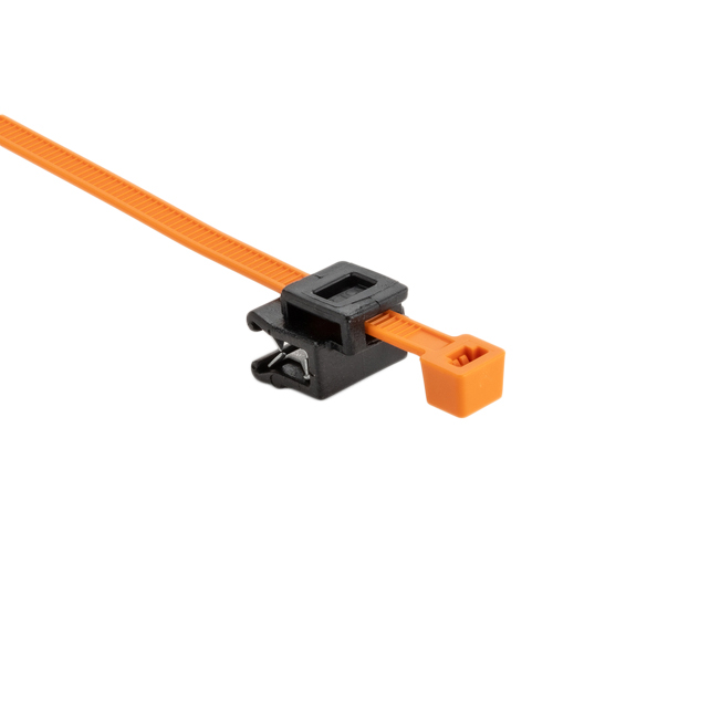 【156-04052】2-PIECE CABLE TIE WITH EDGE CLIP