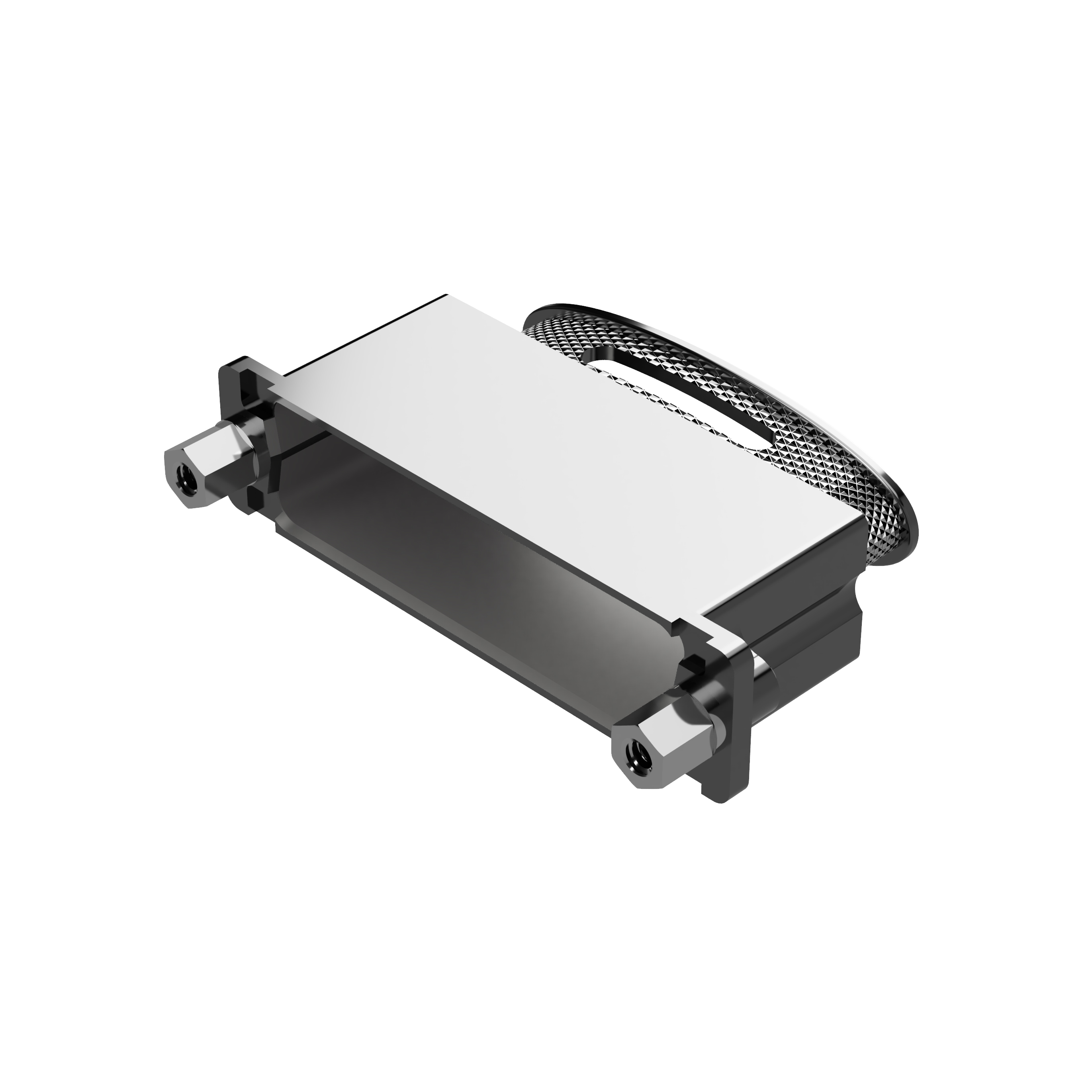 【D104000XWNT20/AA】HRDWR DSUB MTL BCKSL SHL SZ6