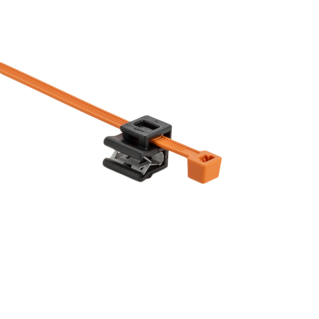【156-04053】2-PIECE CABLE TIE WITH EDGE CLIP
