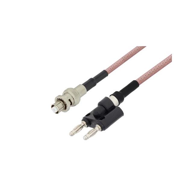 SHV PLUG TO BANANA PLUG CABLE 24【PE3C3128/HS-24】