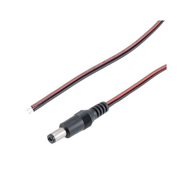 DC CA, 5.5MM/2.1MM M TO OPEN, 2【DC5521MO-2FT】