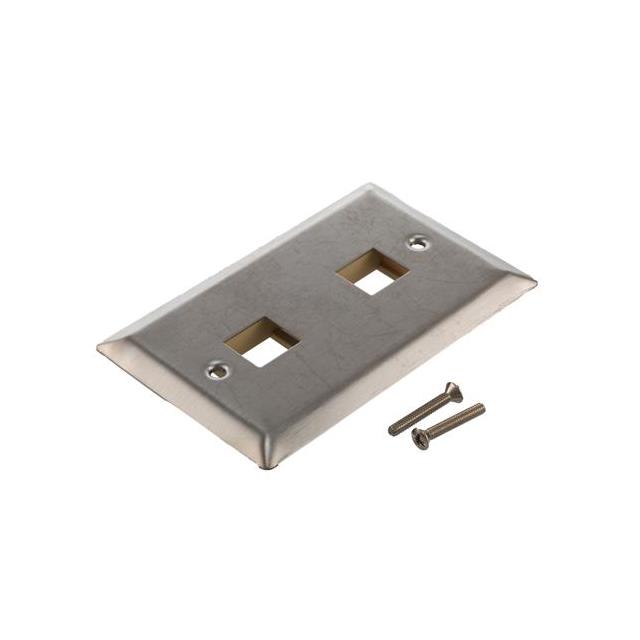 【LC-WPSSK-02】STAINLESS WALL PLATE FOR 2 KEYST
