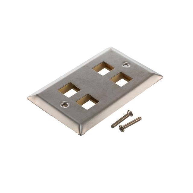 【LC-WPSSK-04】STAINLESS WALL PLATE FOR 4 KEYST