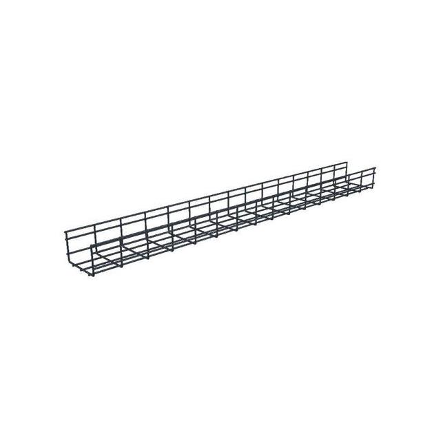 WIRE MESH CABLE TRAY 6"D X 4"H X【LCM10150-SS】