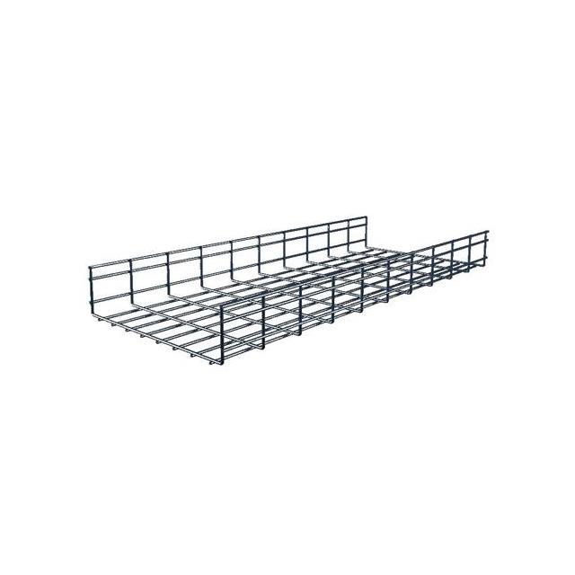 4PK WIRE MESH CABLE TRAY 16"D X【LCM10400-BLK】