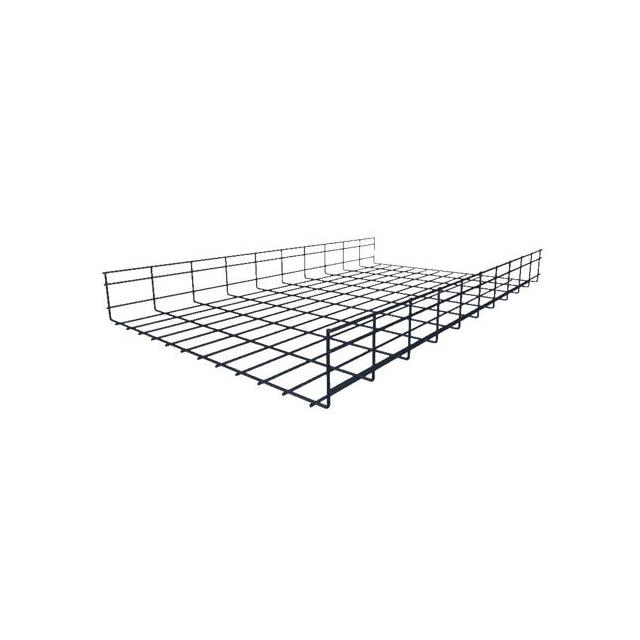 2PK WIRE MESH CABLE TRAY 24"D X【LCM10600-BLK】