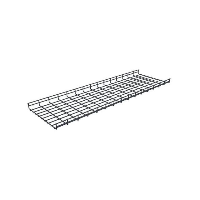 5PK WIRE MESH CABLE TRAY 18"D X【LCM5450-BLK】