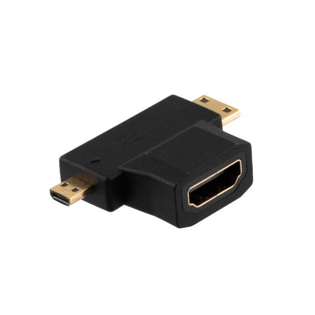 【LHDFCMDM】HDMI F TO MINI HDMI M/MICRO HDMI