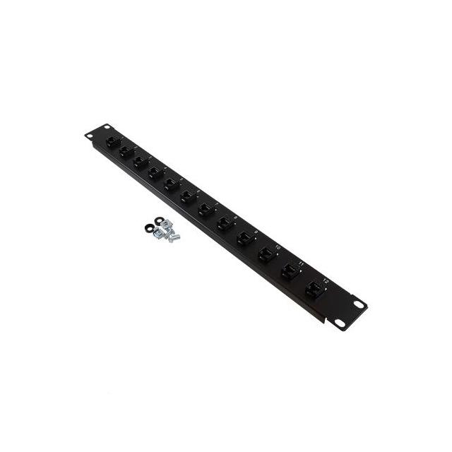 【PR175B-C5E-12】PNL,1U RACK W/12 C5E CPLR