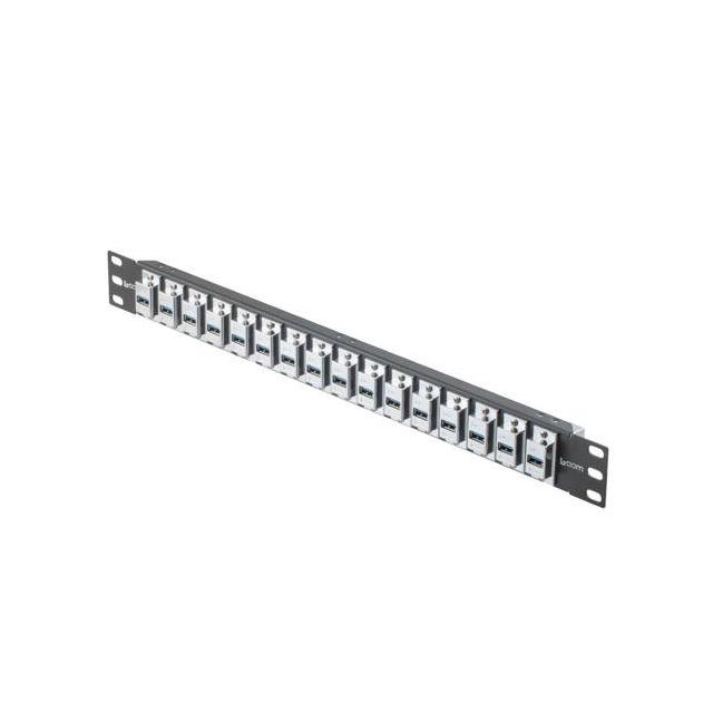 1.75" 16 PORT PANEL USB 3.0 FLAN【PR175F504B3-3AA-S】