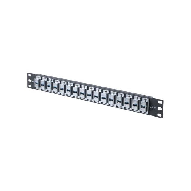 1.75" 16 PORT PANEL USB 3.0 FLAN【PR175F504B3-3AB-S】