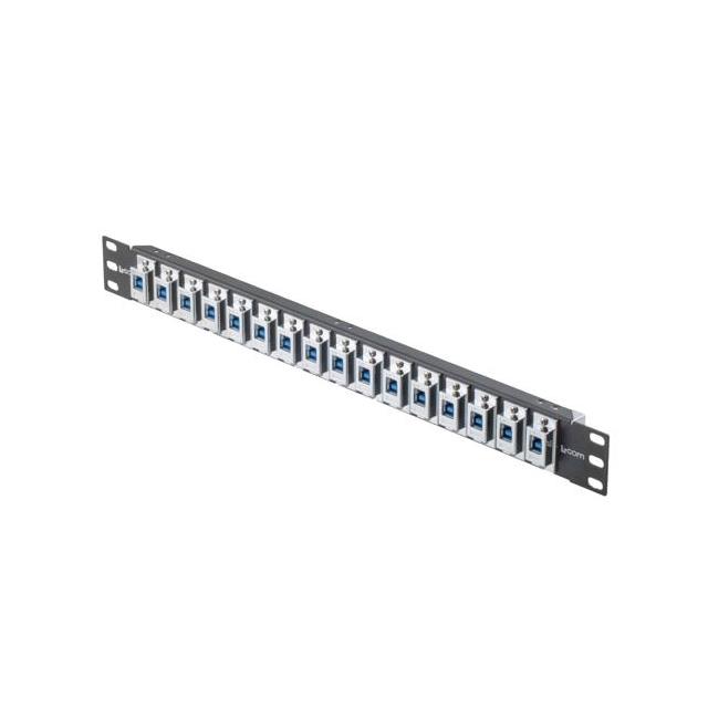 【PR175F504B3-3BA-S】1.75" 16 PORT PANEL USB 3.0 FLAN