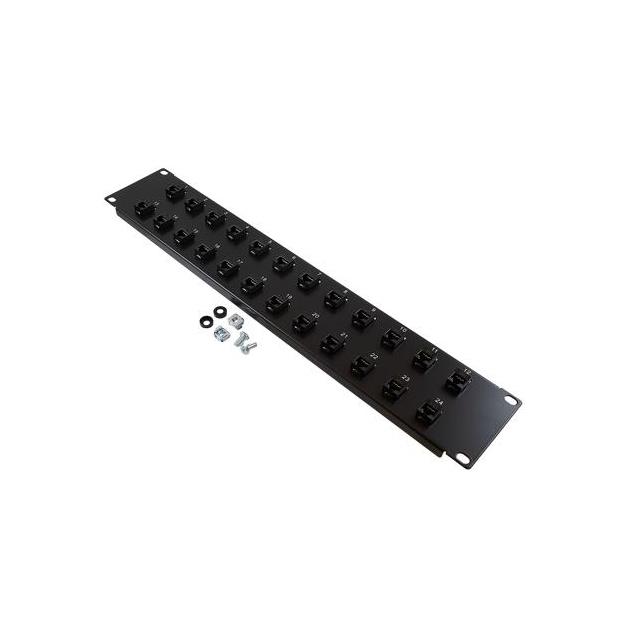 【PR35B-C6A-24】PNL,2U RACK W/24 C6A CPLR