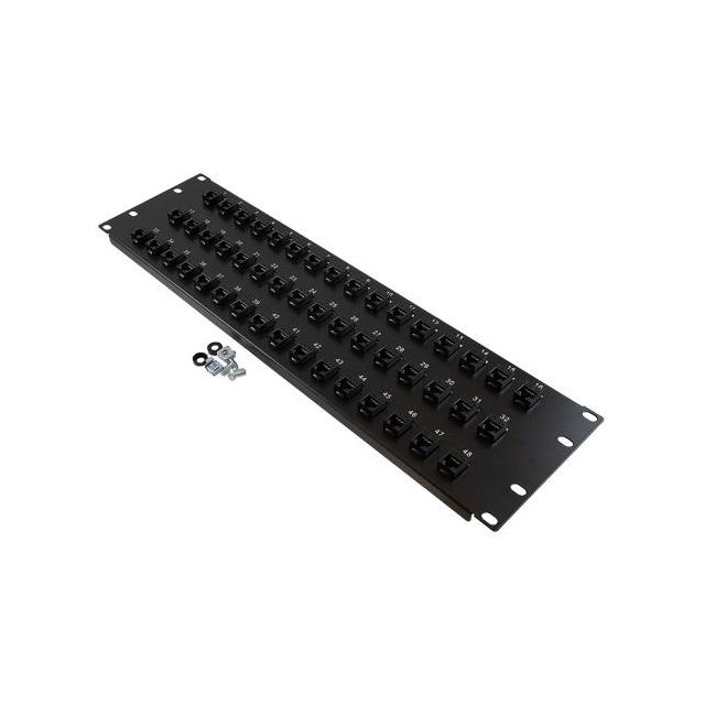【PR525B-C5E-48】PNL,3U RACK W/48 C5E CPLR