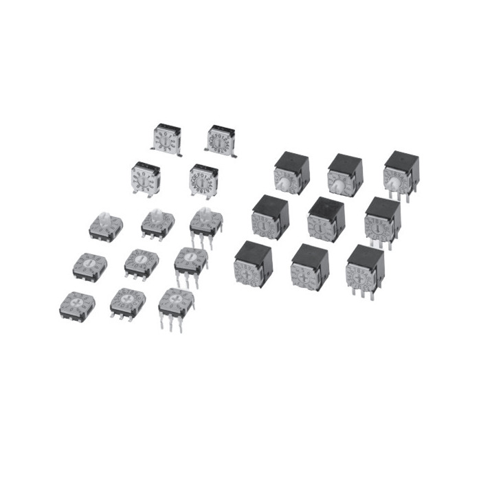 SWITCH ROTARY DIP BCD 0.1A 5V【SA-7010B】