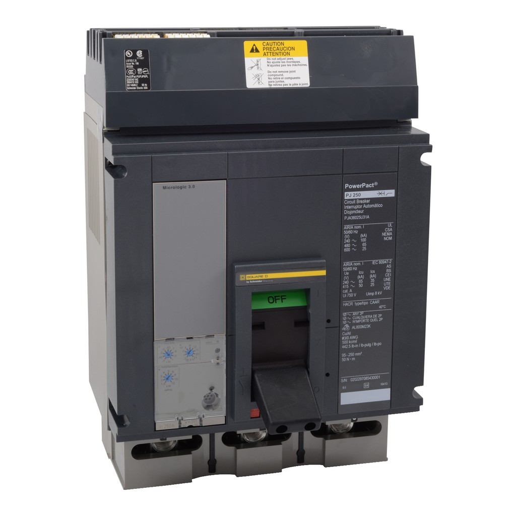 【PLA34080U33A】MOLDED CASE CIRCUIT BREAKER 480V