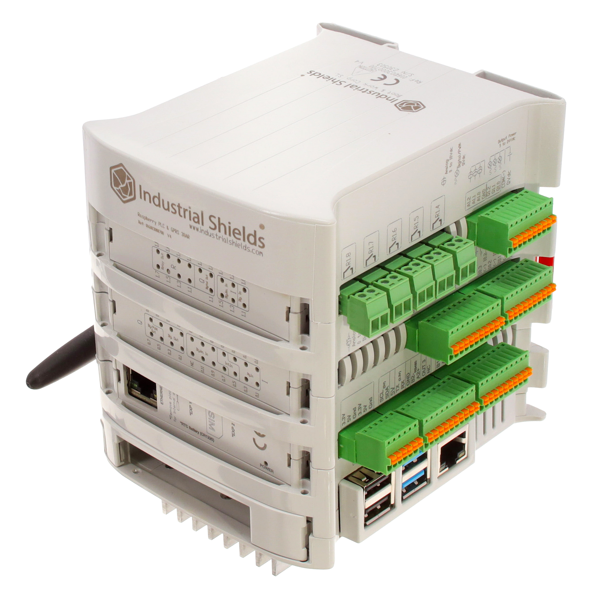 【012003300700】RASPBERRY PLC & GPRS 38AR I/OS A