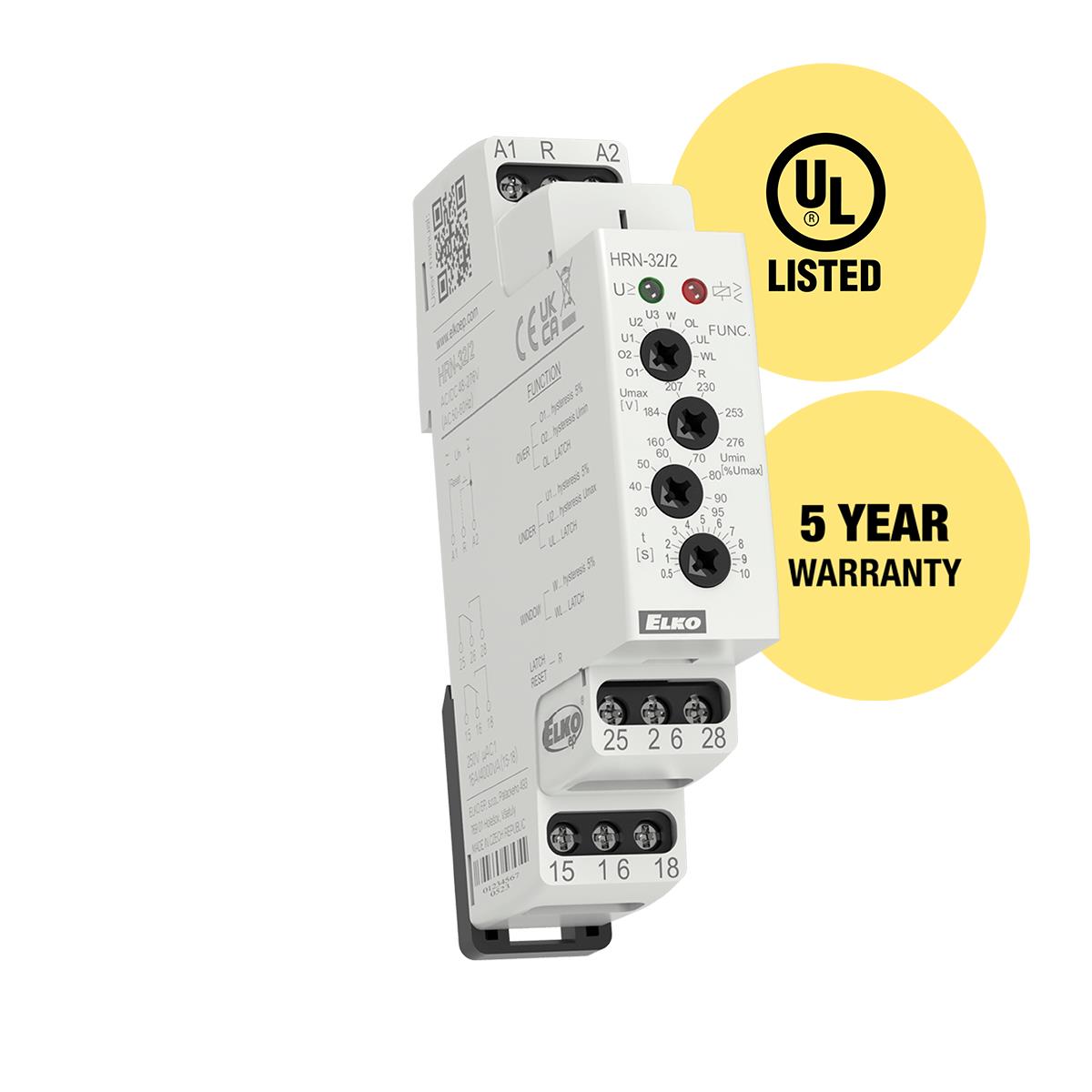 【HRN-32/2】DIN MULTIF VOLT MONIT 276V AC/DC