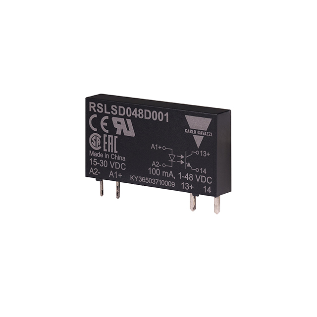【RSLSD048M001】1-POLE PLUG-IN SSR, DC SWITCHING