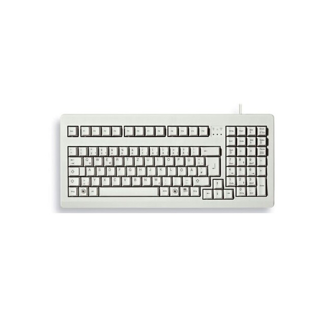 KEYBOARD 104 KEY USB/PS2 LT GRAY【G80-1800LPCEU-0】