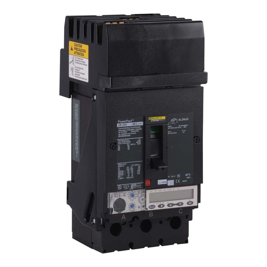 【JRA36250U43X】MOLDED CASE CIRCUIT BREAKER 600V