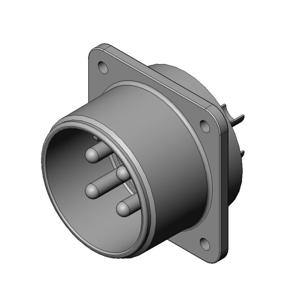 CONN RCPT MALE 4P SOLDER CUP【N/MS3102A22-22P】