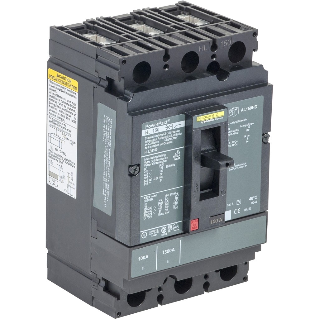 【HLL36150U43X】MOLDED CASE CIRCUIT BREAKER 600V