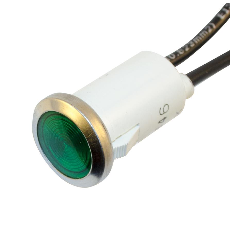 【WL-1032D5】NEON IND .50" GRN 115VAC FLUSH 6