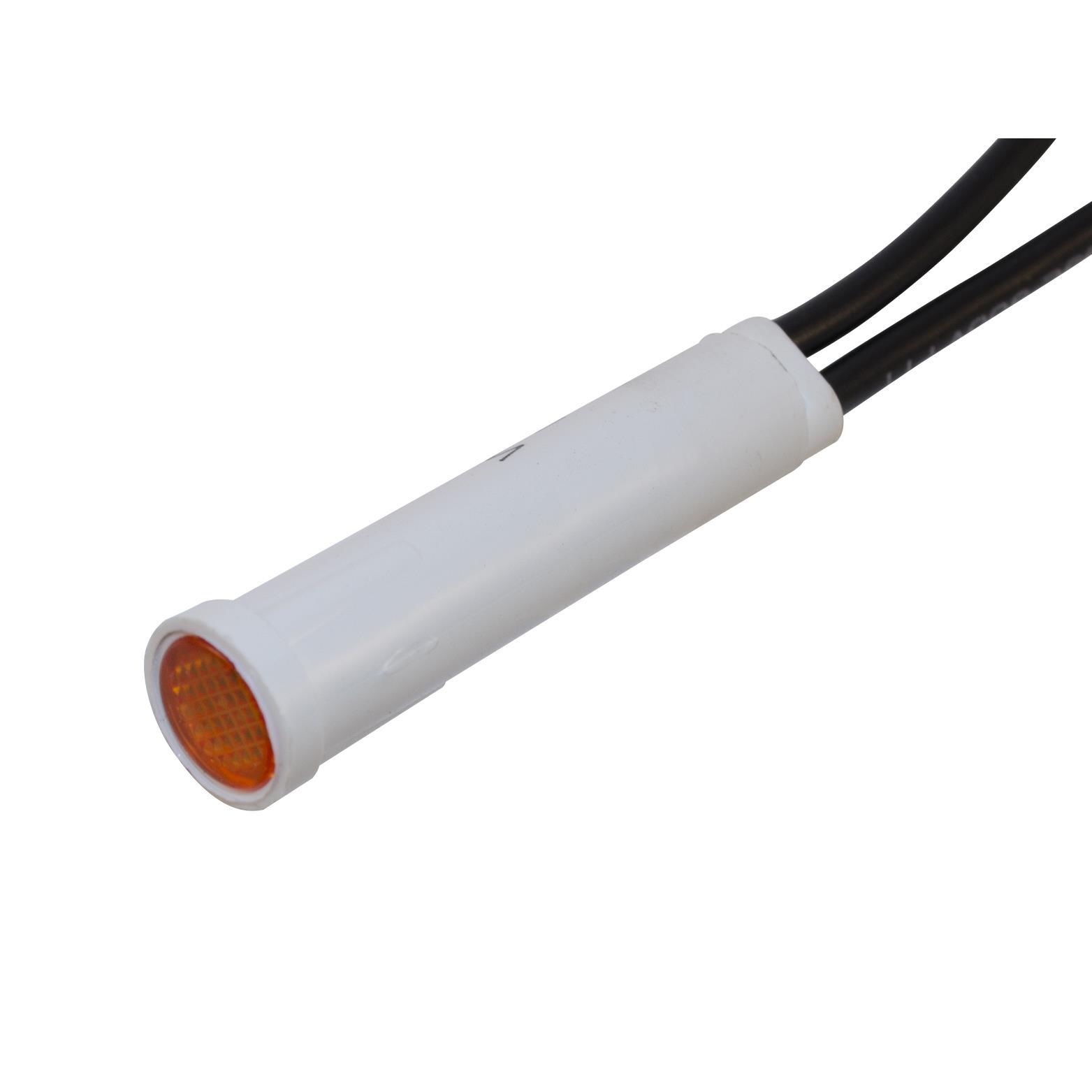 【WL-2110A3】NEON IND .31" AMB 115V FLUSH 6"