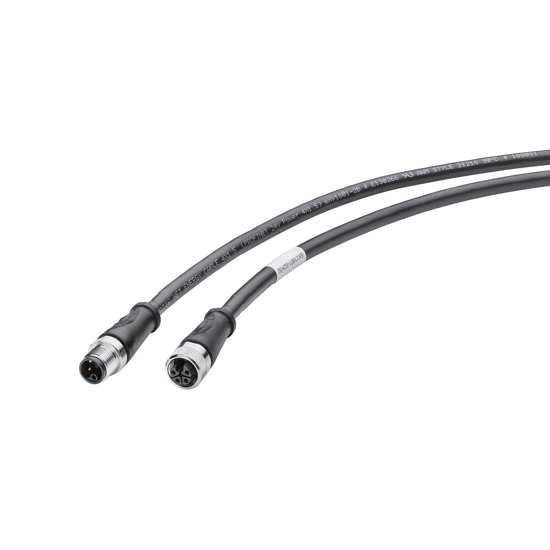 【6XV18016DN15】M12 POWER CONNECT. CABLE 15.0 M.