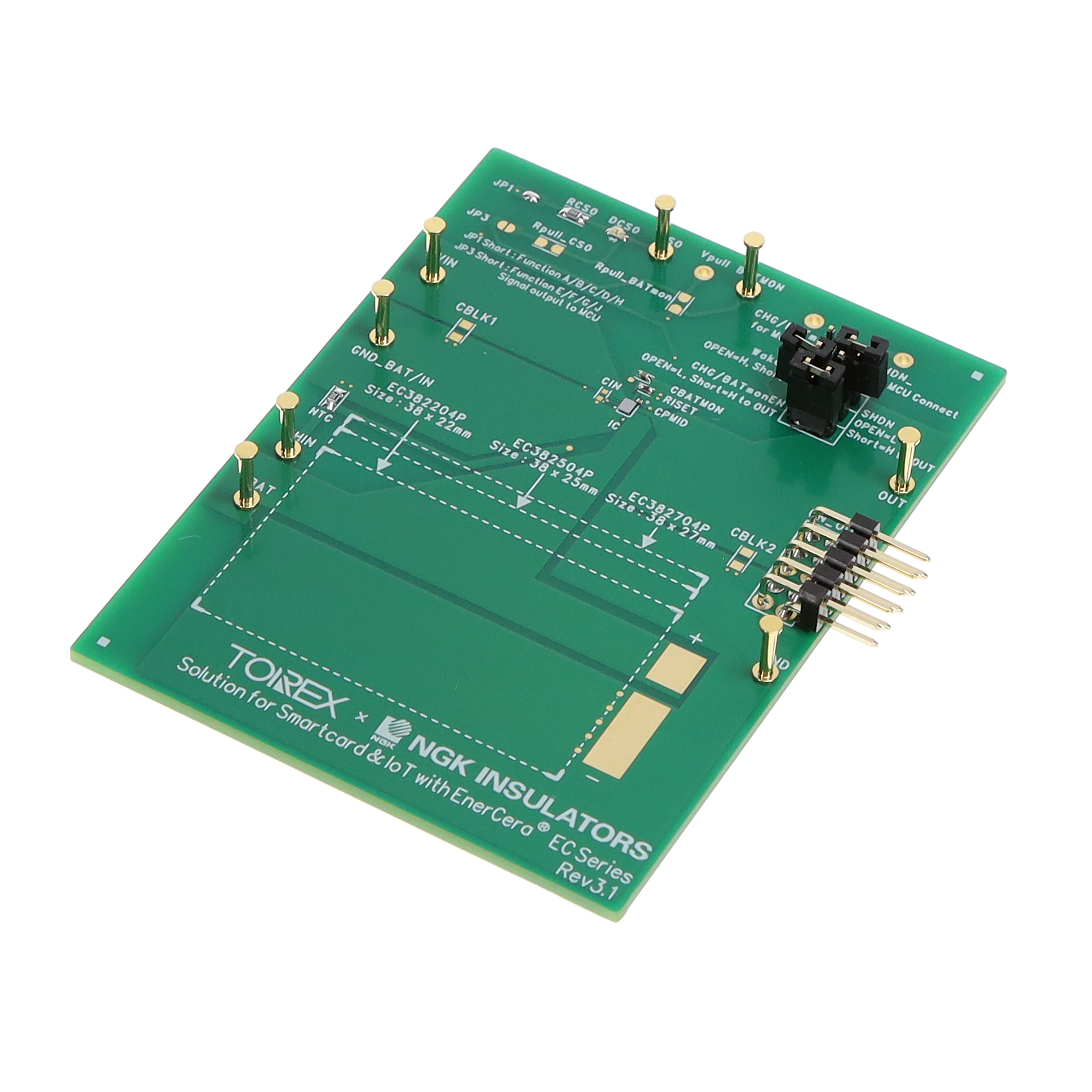 【NGK INSULATOR-EC SERIES-EVB-01】EVAL BOARD FOR XC6810