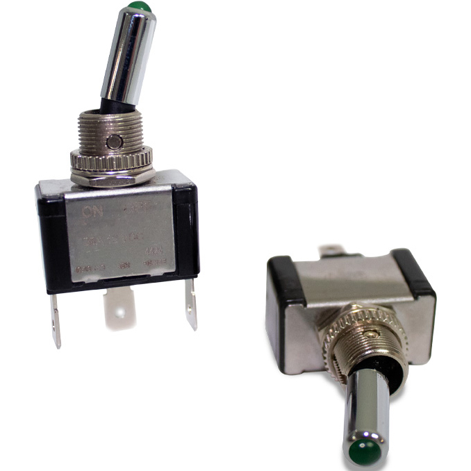 【VTS-1-2Q3PPM-12SGIG-0】TOGGLE SWITCH 12.2MM MOUNT HOLE