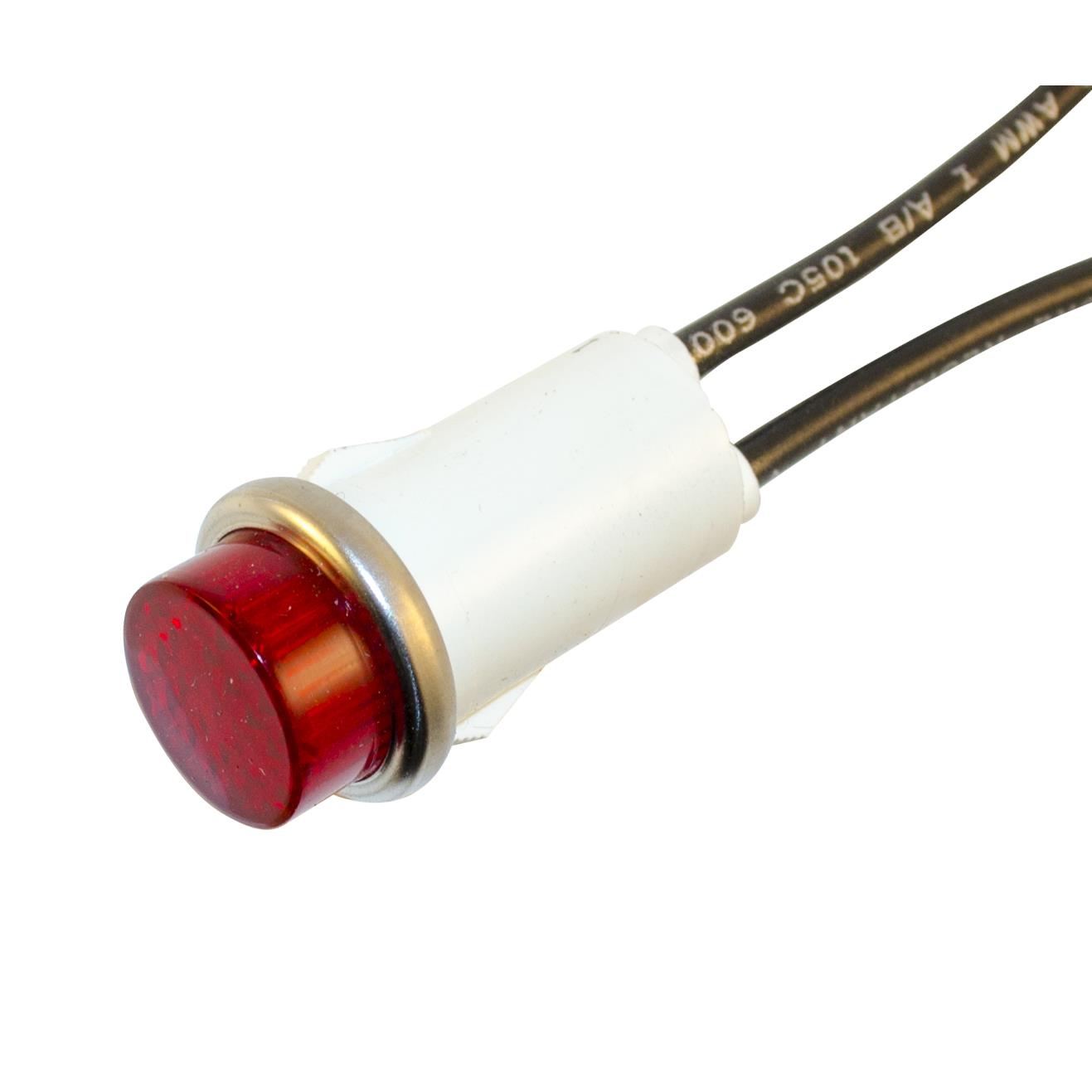 【WL-1090C1-28V】INC IND .50" RED 28V CYL 6"WL