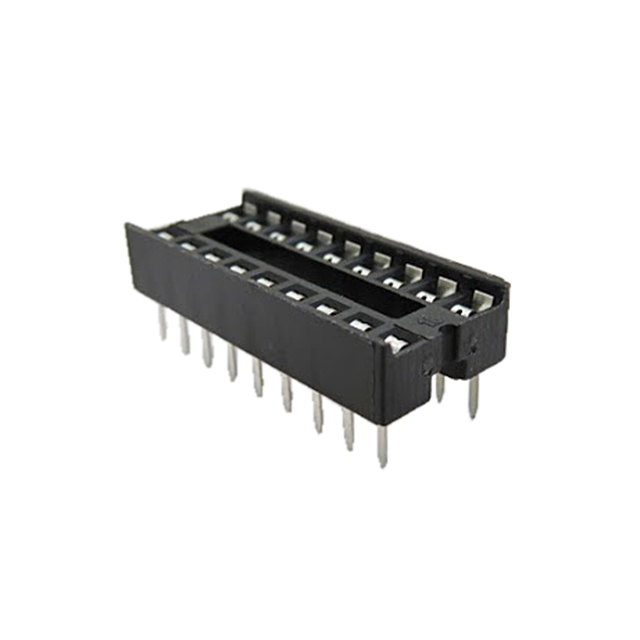 【ICS-318-T】IC SOCKET, DIP, 18P 2.54MM PITCH