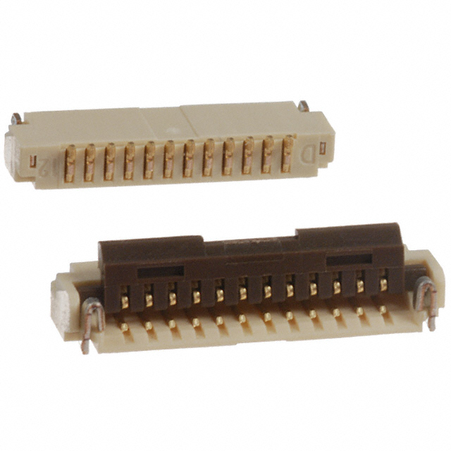 【FH33-12S-0.5SH(10)】CONN FFC BOTTOM 12POS 0.5MM R/A [digi-reel品]