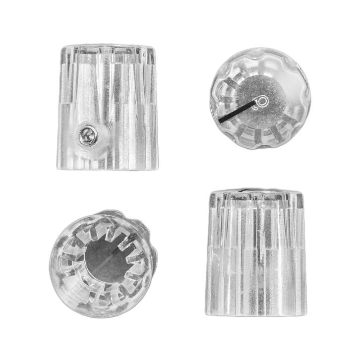 【5676】CLEAR MICRO POTENTIOMETER KNOB -