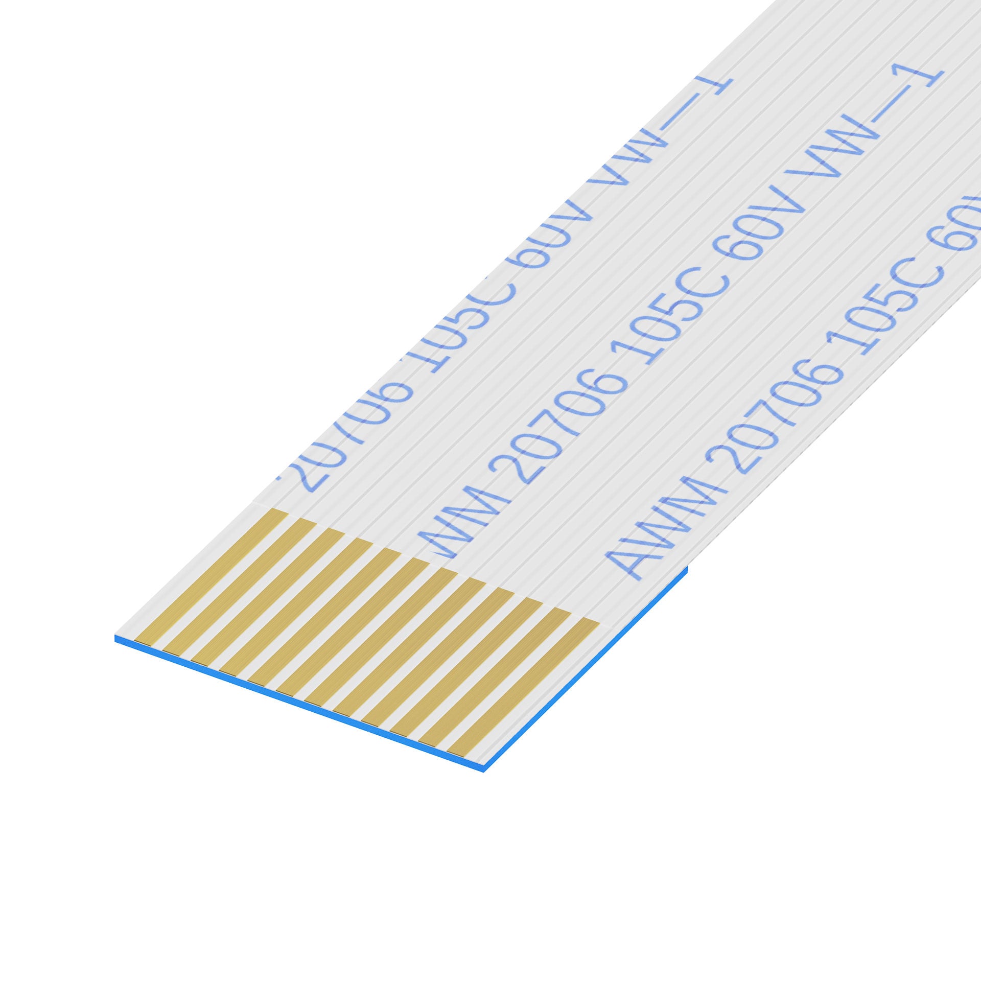 【05-14-A-0152-A-4-06-4-G】0.5MM PITCH FLAT FLEX CABLE, 14