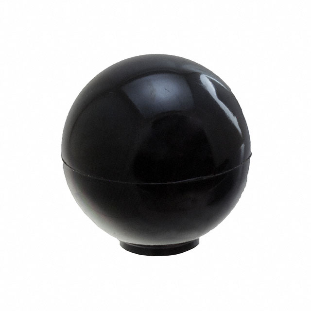 【0025BN】KNOB SMOOTH M6 X 1 PHENOLIC