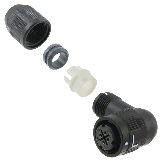 【HR34B-12WLPE-4S】CONN PLUG FMALE 4P SOLDER CUP