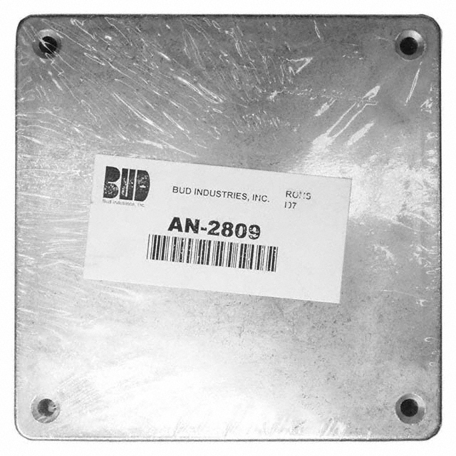 【AN-2809】BOX ALUM NATURAL 4.75"L X 4.75"W