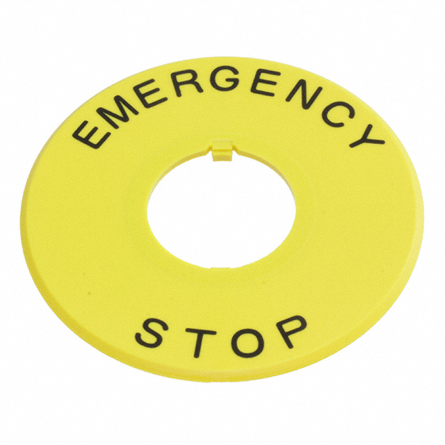 【A02-U27Y】EMERG STOP PLATE A02ESI/ESH