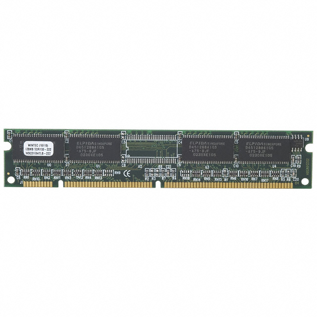 【W9Q316647LB-222】MODUL SDRAM 128MB 100MHZ 168DIMM