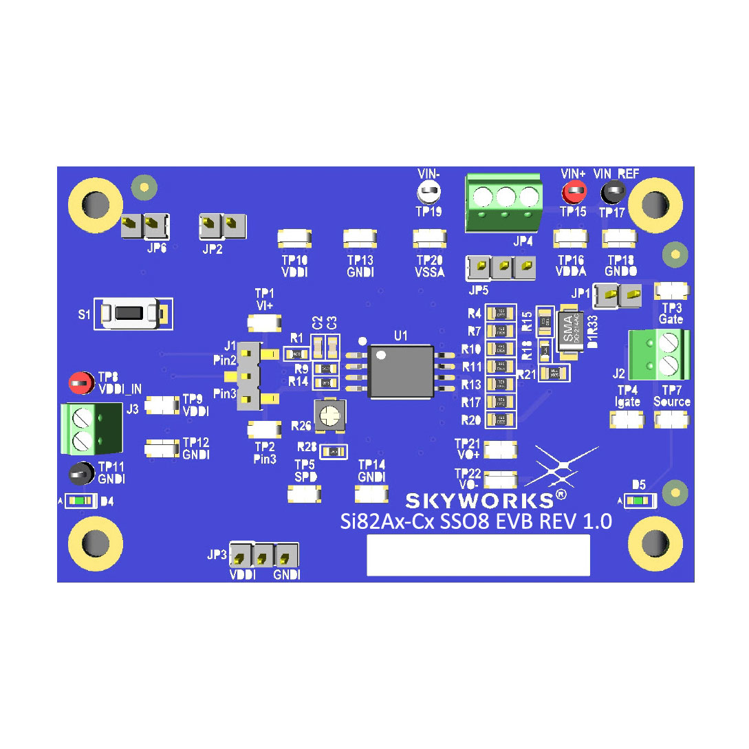 【SI82B30ABC-KIT】SI82BX EVALUATION KIT, 8V UVLO,