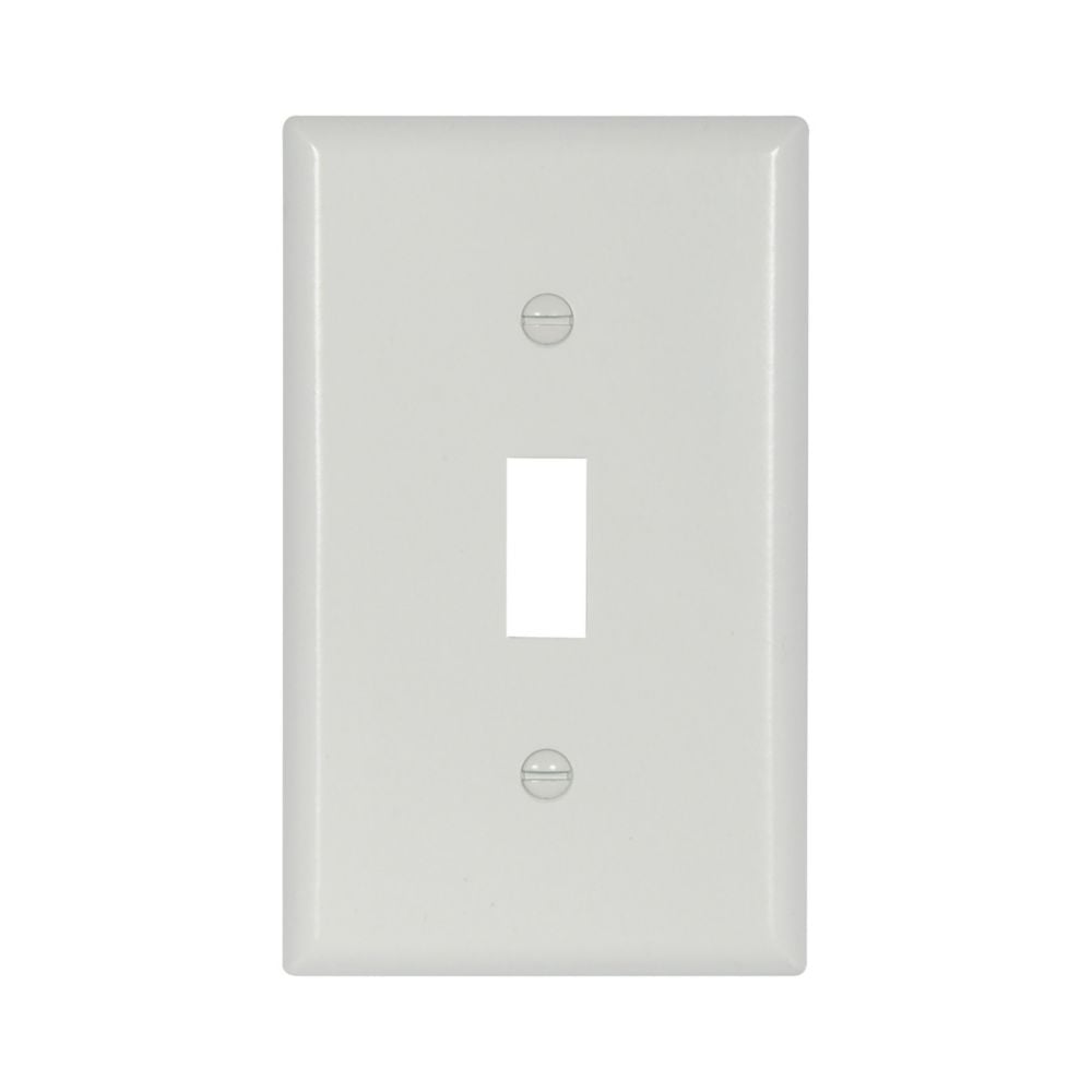 WALLPLATE 1G TOGGLE THERMOSET ST【2134W-BOX】