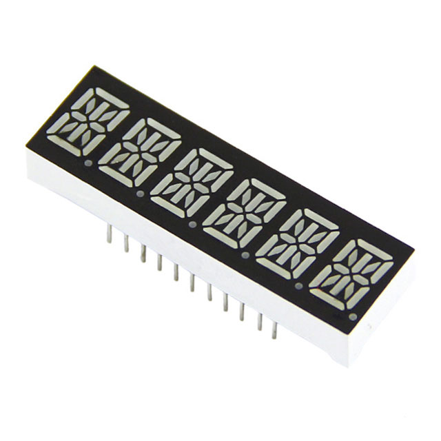 【104990117】DISPLAY 14-SEG 0.4" 6 DIGIT RED