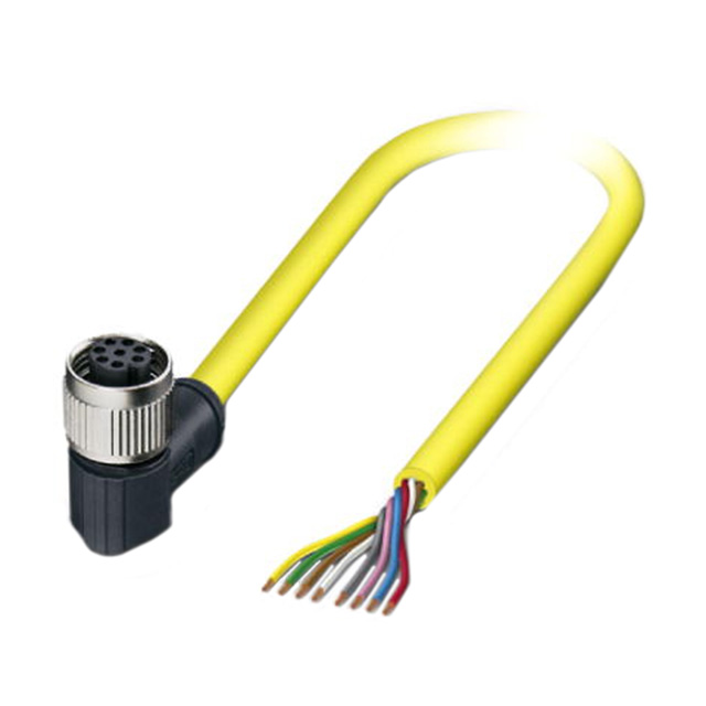 【1406107】CBL 8POS PLUG RA TO WIRE 16.4'[バルク]