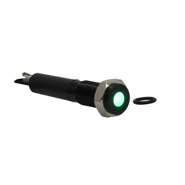 【IN6ABGNC】LED PNL IND GREEN 6MM .100" QUIC